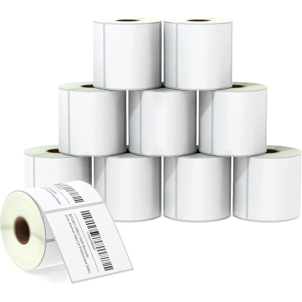 BETCKEY 3x3 Thermal Shipping Labels 10 Rolls 5000 Total Zebra Rollo ZB300300-10